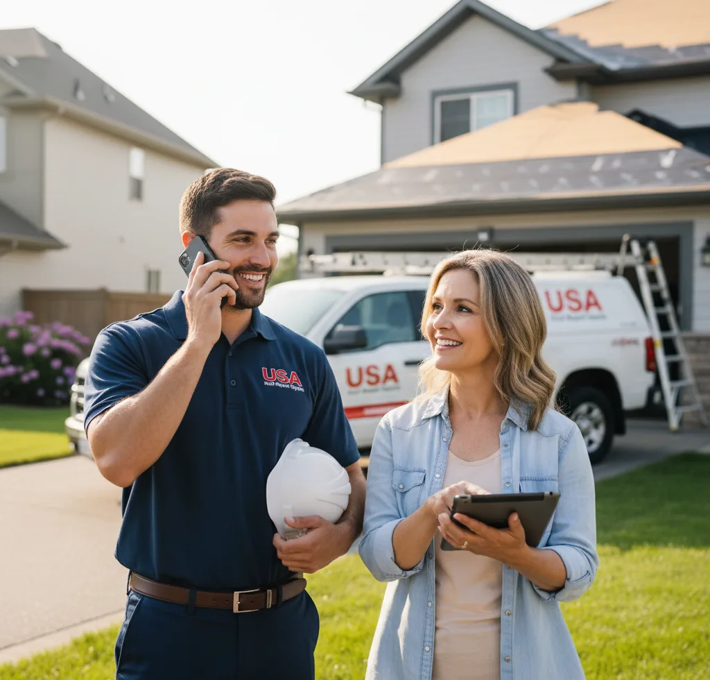 USA Roof Repair Experts customer support in Holdrege